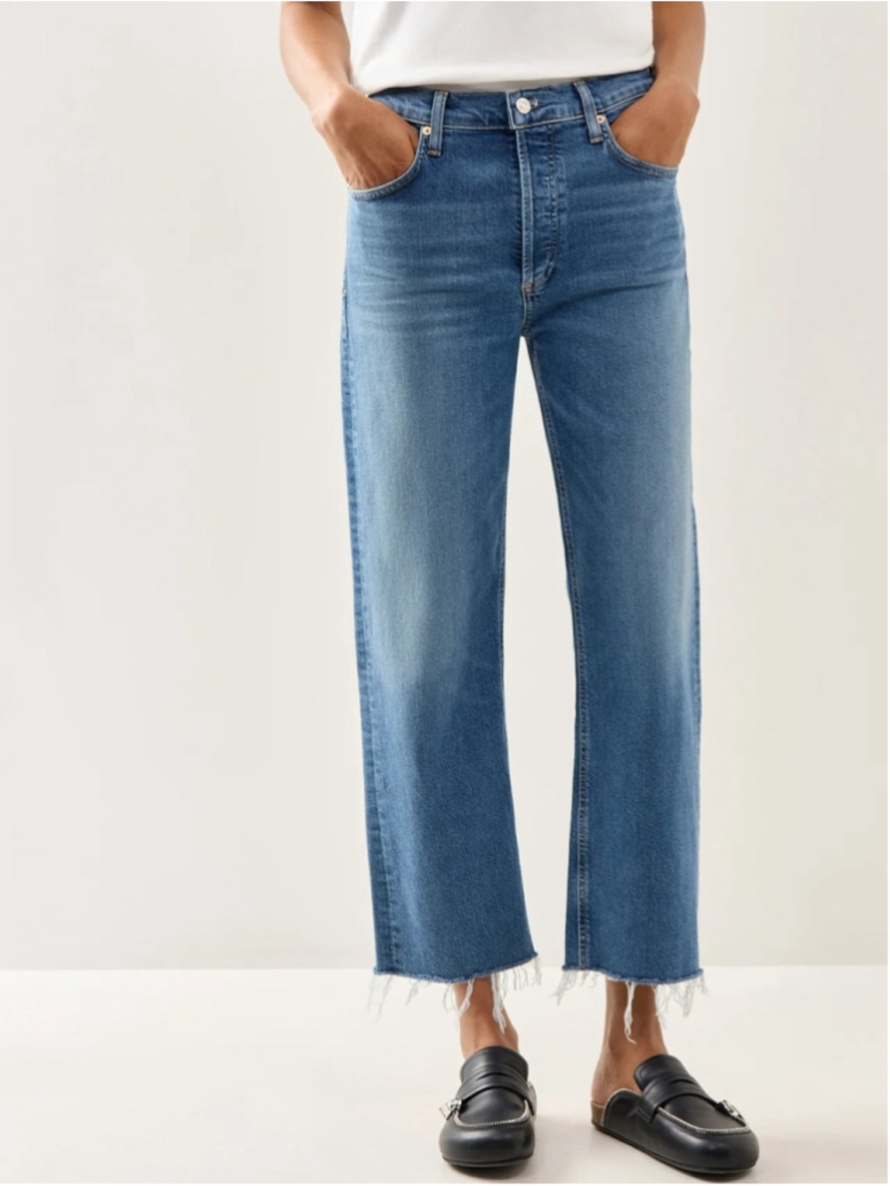 CITIZENS OF HUMANITY Florence Straight Jeans Blue Lotus